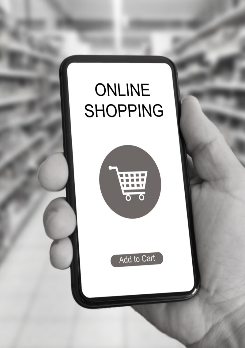 Online shopping on mobile